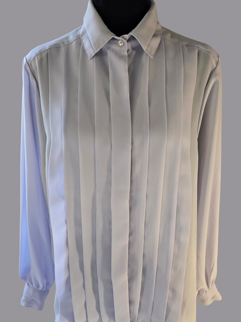 Vintage Lavender La Blouse Size 14